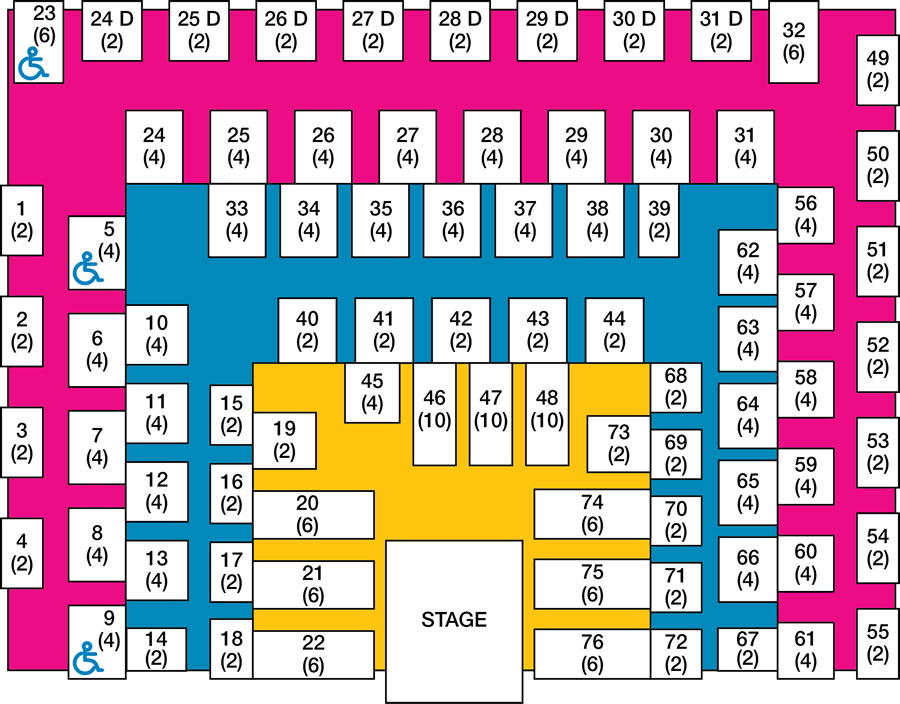 Derby Dinner Playhouse Seating Chart